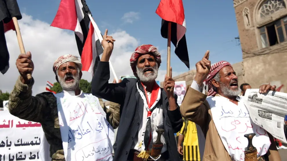 Protestas en Yemen contra el régimen de Saleh