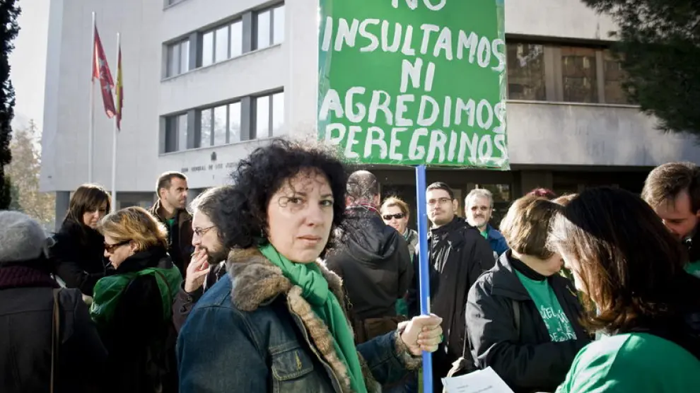 Manifestación de docentes en Madrid