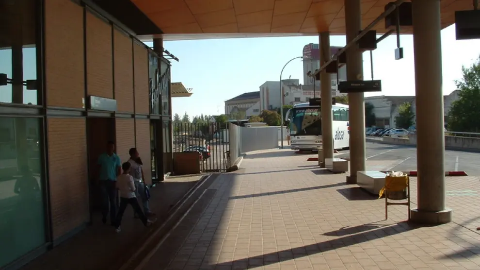 Imagen de archivo de la Estación Intermodal de Huesca, de donde sale el bus turístico