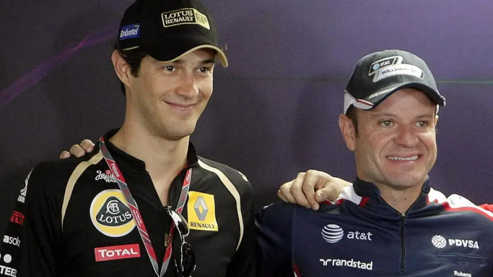 Bruno Senna y Rubens Barrichello