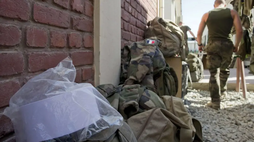 Soldados franceses en Afganistán