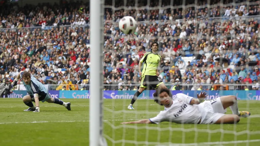 Lafita anotó dos goles en el Bernabéu la temporada pasada