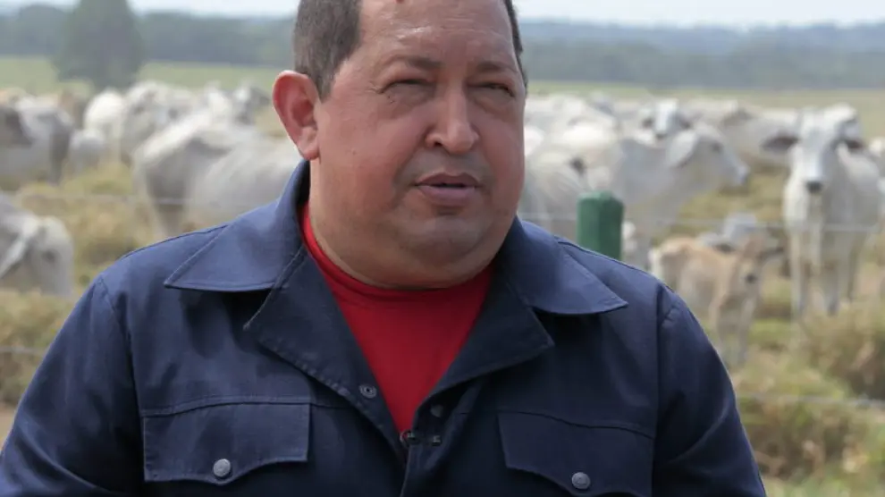 Hugo Chávez durante su programa dominical 'Aló Presidente'