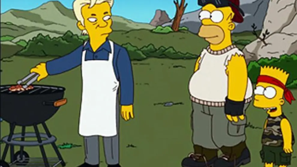 Imagen de un capítulo de 'Los Simpsons'