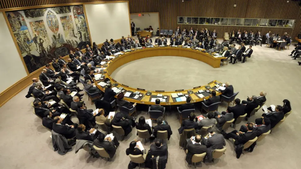 Imagen de archivo de una reunión en la ONU sobre la situación en Siria