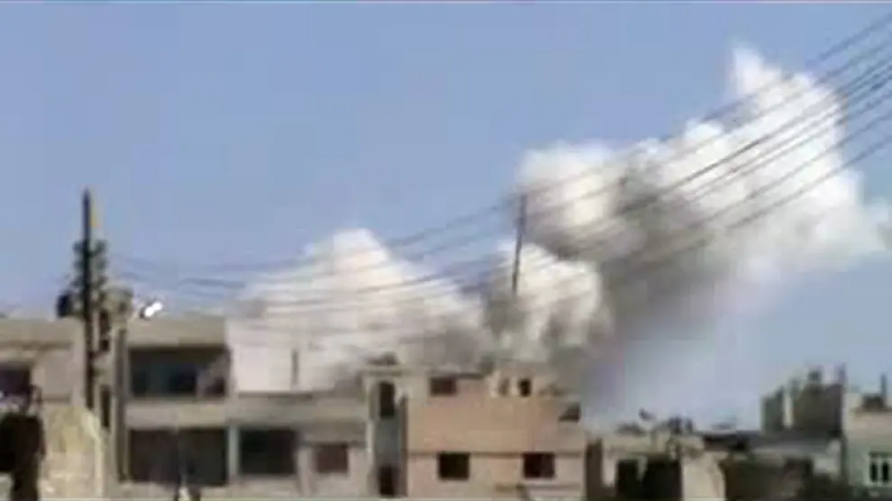 Bombardeo en Homs
