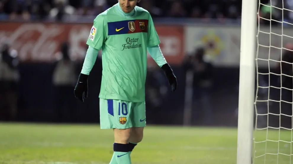 Messi se lamenta de la derrota