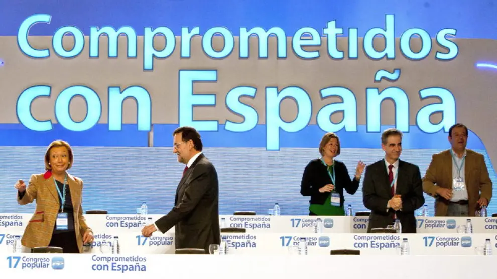 Rajoy llega al congreso del PP