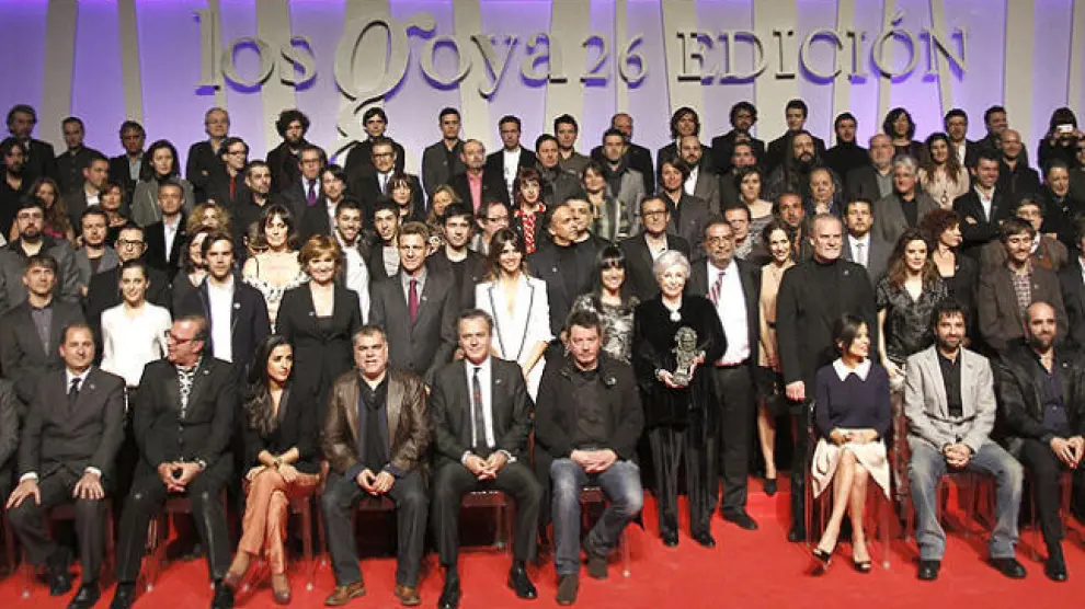 Imagen de los nominados a los Premios Goya de este año.