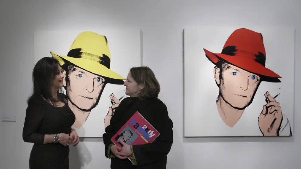 Estrella de Diego en la exposición 'Andy Warhol. Portraits'.