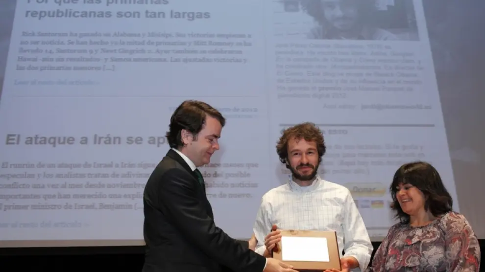 Jordi Pérez Colomé ha recibido el premio José María Porquet