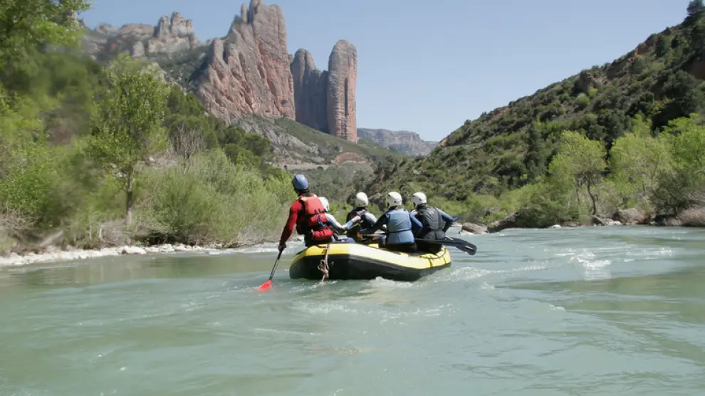 Rafting por el río Gállego