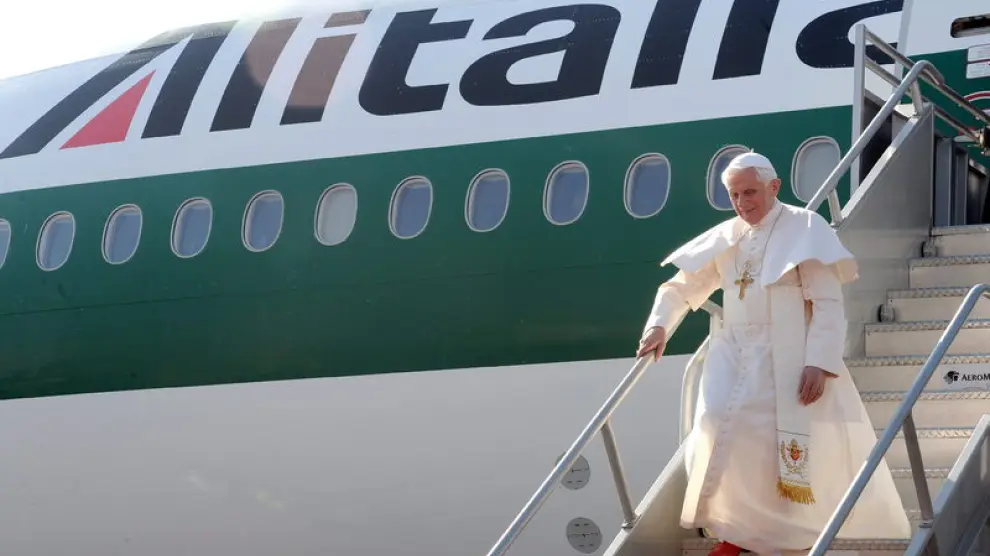 Llegada del Papa a México