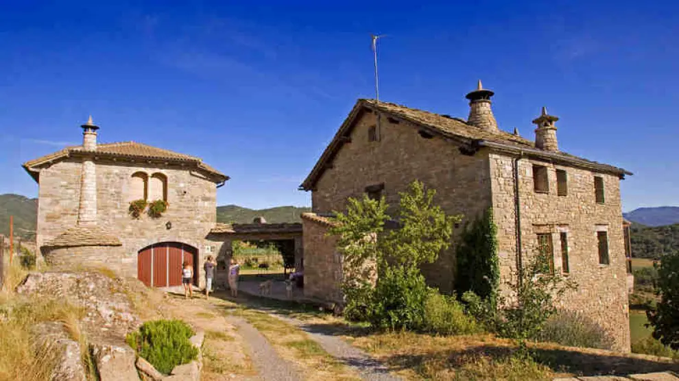 Una casa rural, en Sabiñánigo.