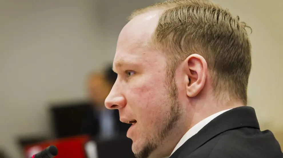 Breivik en el juicio