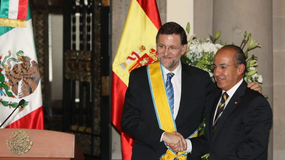 Rajoy en su visita a México