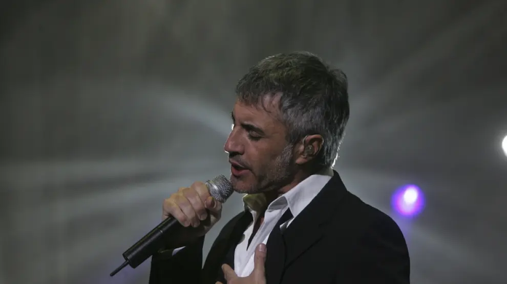Sergio Dalma durante su actuación