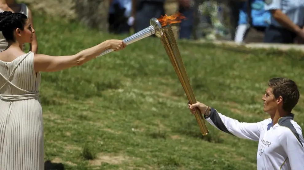 La llama olímpica recorrerá Grecia