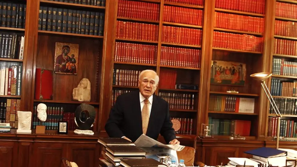 El presidente griego Karolos Papulias
