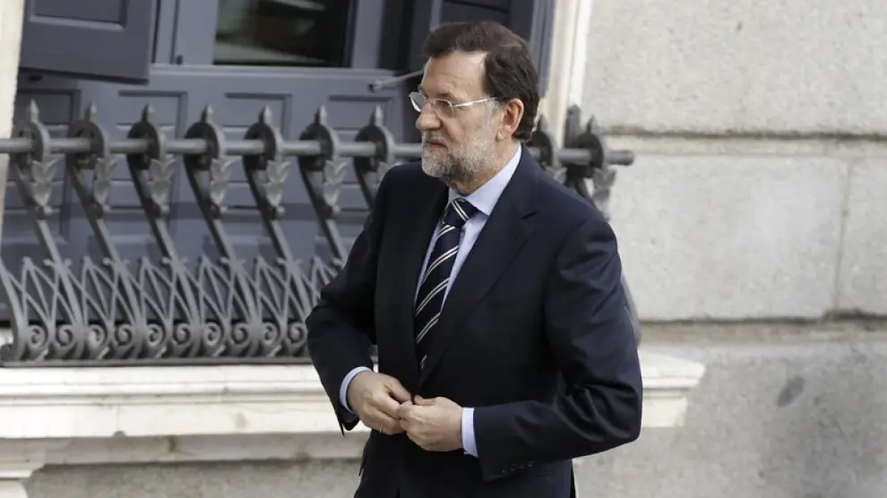 Mariano Rajoy llegando al Congreso de Ministros