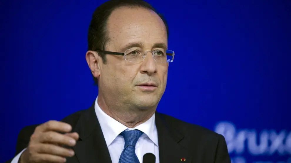 Hollande en un acto en Bruselas el pasado 23 de mayo