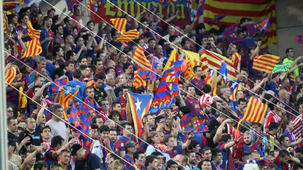 Aficionados del FC Barcelona