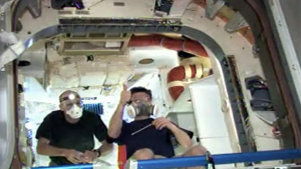 Un fotograma del vídeo de la NASA