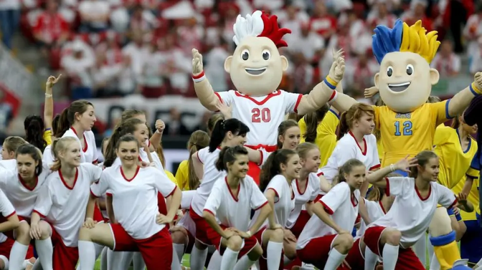 Imagen de la ceremonia inaugural de la Eurocopa