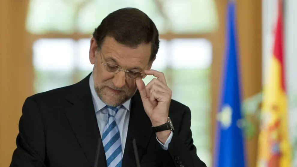 Mariano Rajoy, este domingo en La Moncloa