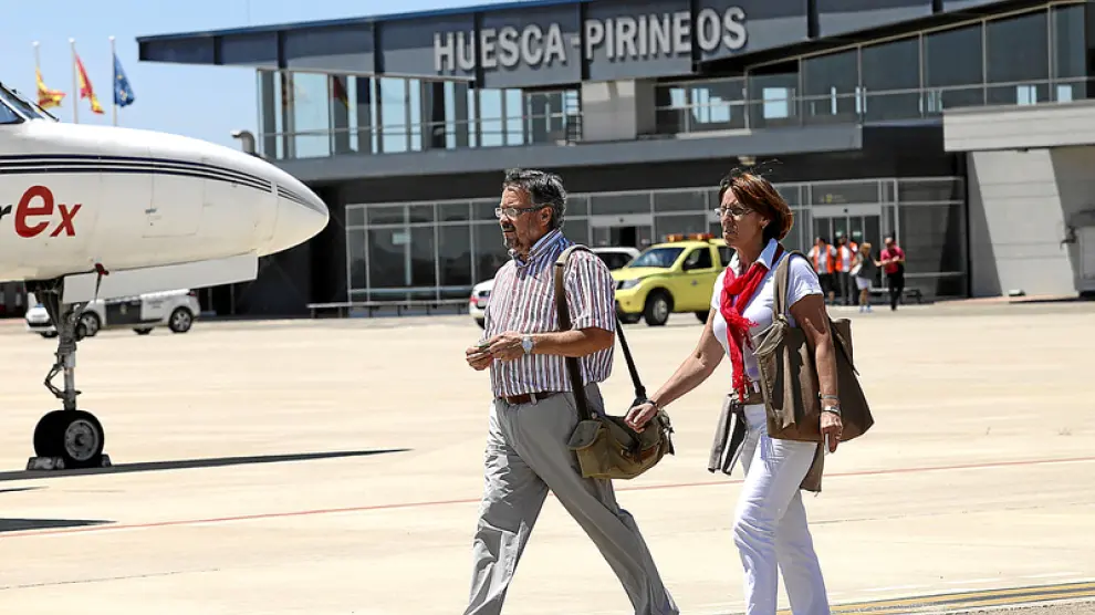 El aeropuerto de Huesca es el que más gastos genera por pasajero, unos 13.000 euros