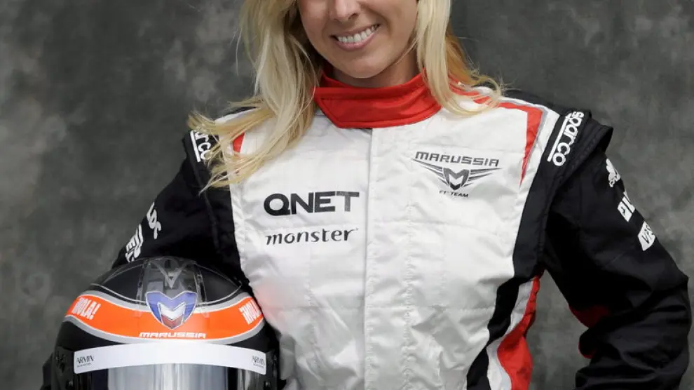 María de Villota, probadora del equipo Marussia