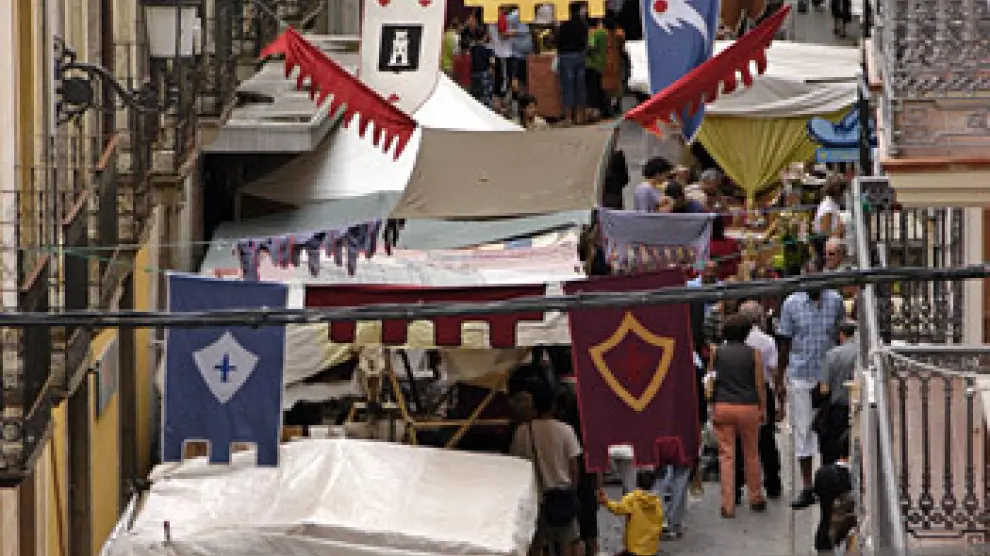Mercado Medieval del Festival Internacional en el Camino de Santiago