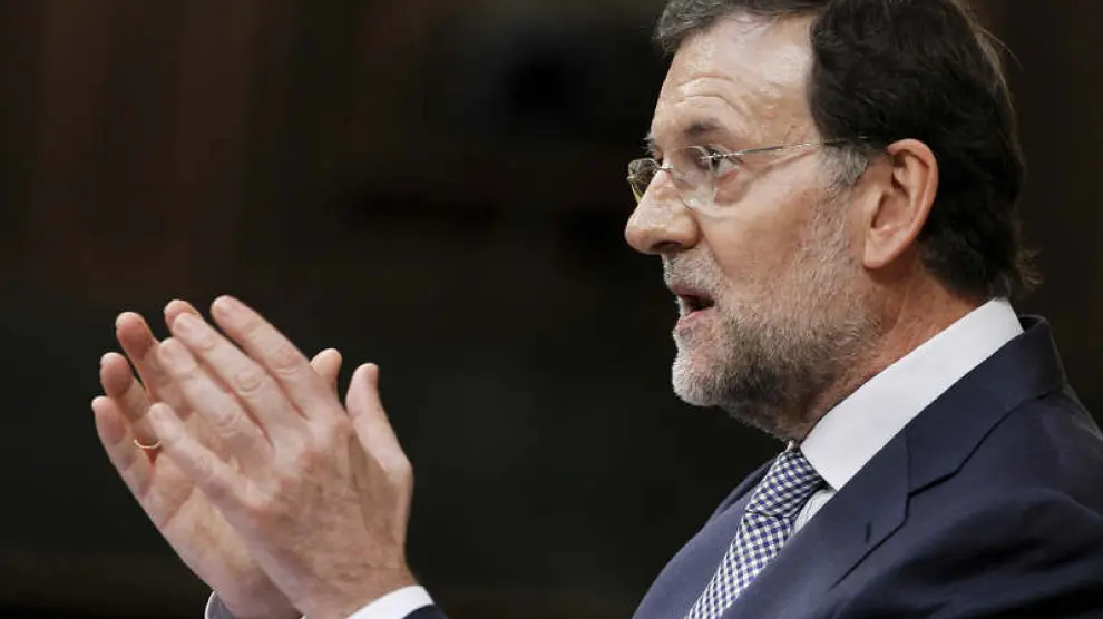 Mariano Rajoy, en su comparecencia en el Congreso