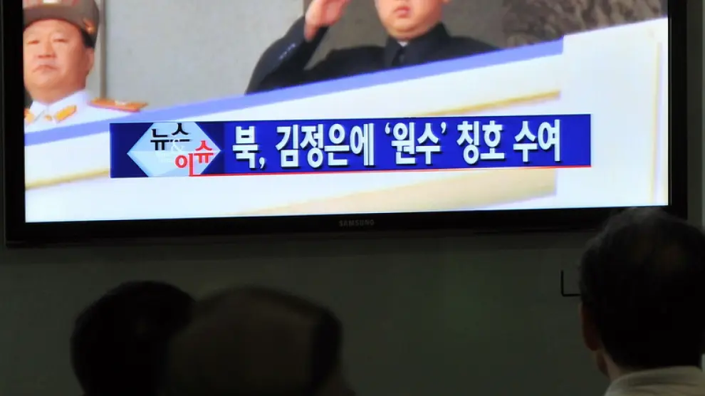 El anuncio del nombramiento fue seguido en televisión por los norcoreanos
