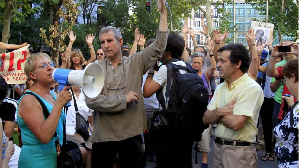 Manifestación contra Bankia