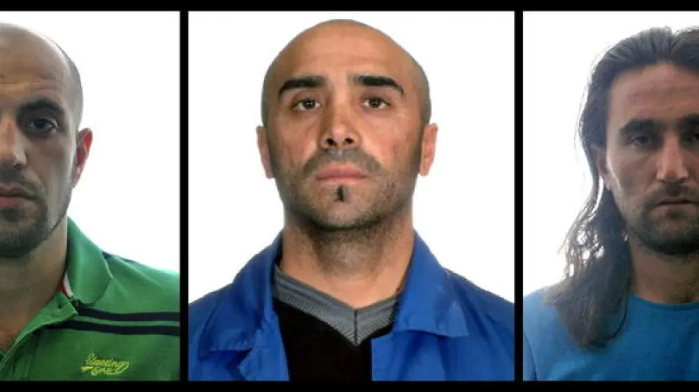Los tres presuntos terroristas detenidos