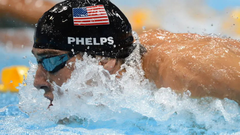 Phelps con su último metal