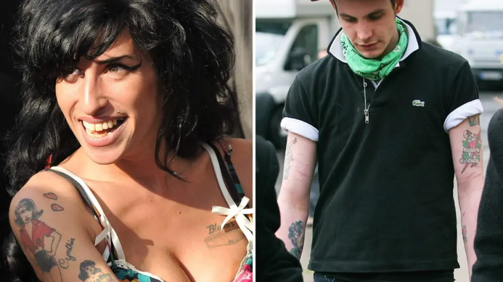 La fallecida Amy Winehouse y su exmarido Blake Fielder-Civil