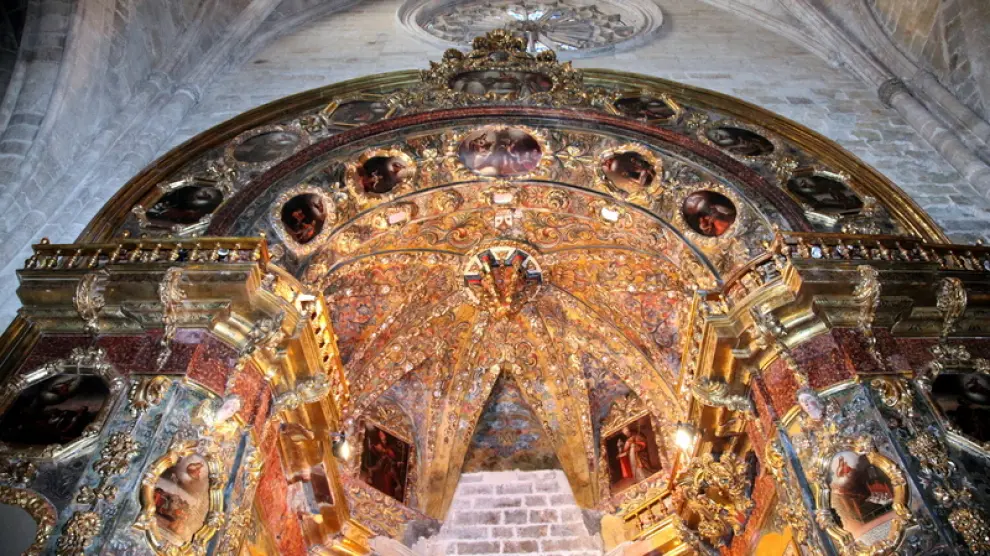 Altar del Carmen, en Morella.
