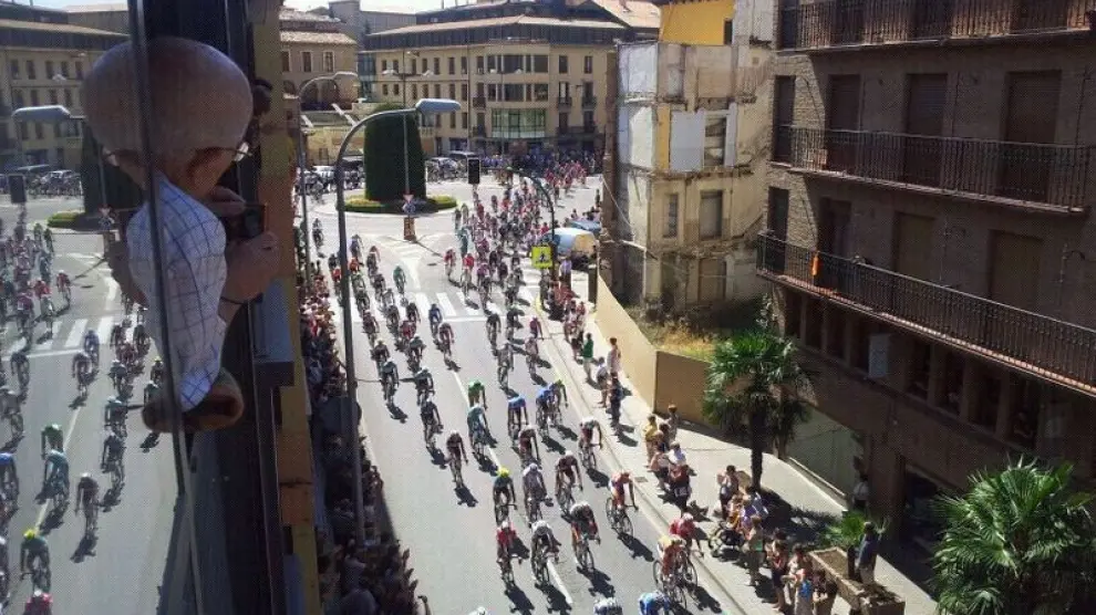 La Vuelta a España a su paso por Aragón