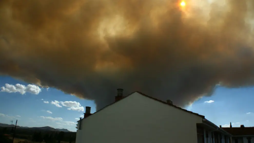 Incendio en Calcena