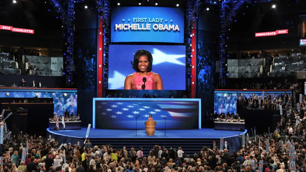 Michelle Obama pronuncia el discurso de apertura