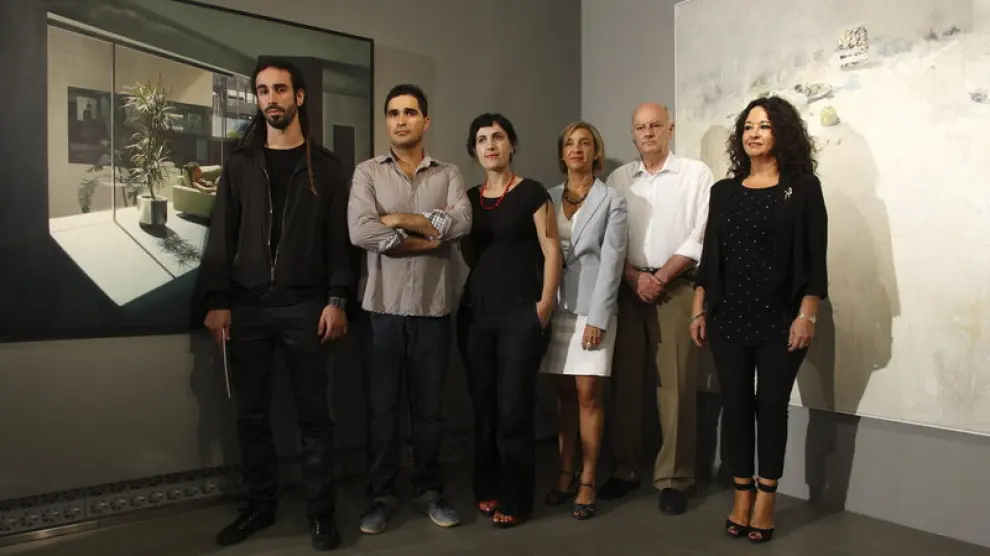 Presentación de la exposición del 'Premio Ibercaja de pintura joven 2012'