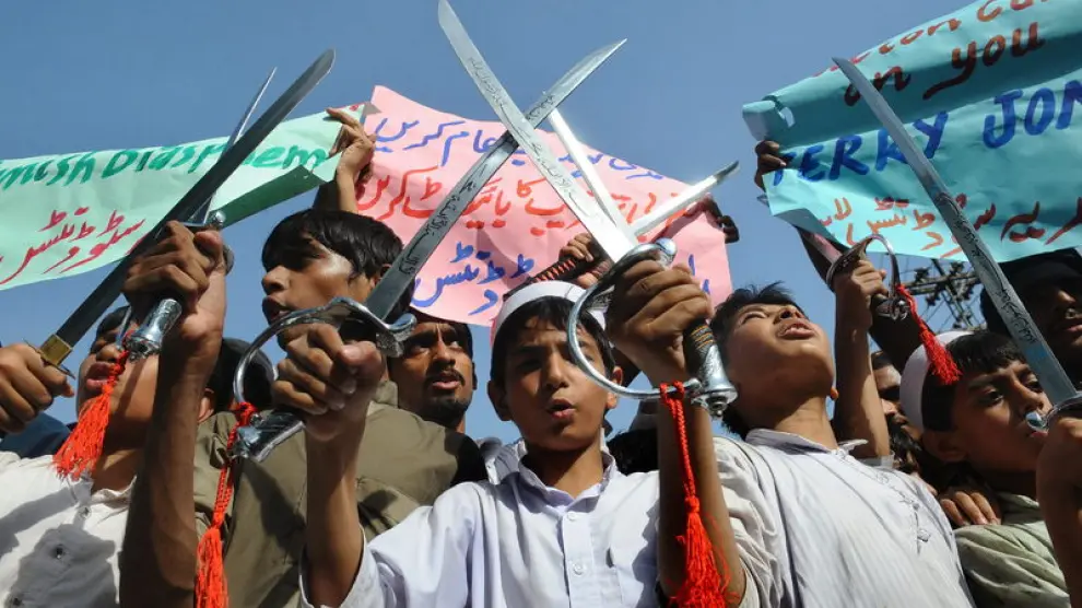 El vídeo antiislamico ha desatado una oleada de protestas en Pakistán