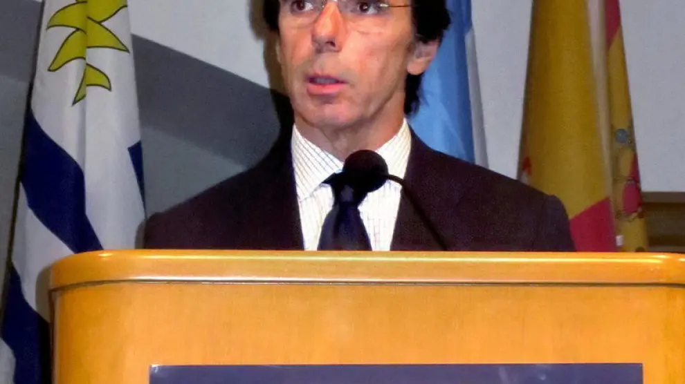 José María Aznar, durante su intervención