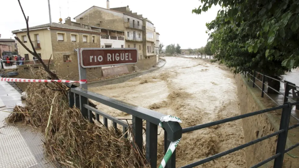 Inundaciones en Sádaba