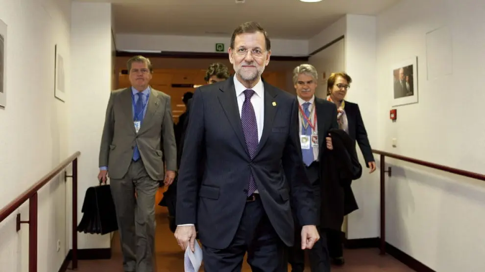 Rajoy, tras la reunión del Consejo Europeo.