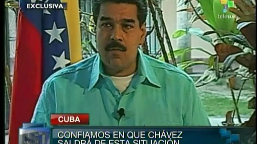 El vicepresidente venezolano Nicolás Maduro durante una entrevista en La Habana.