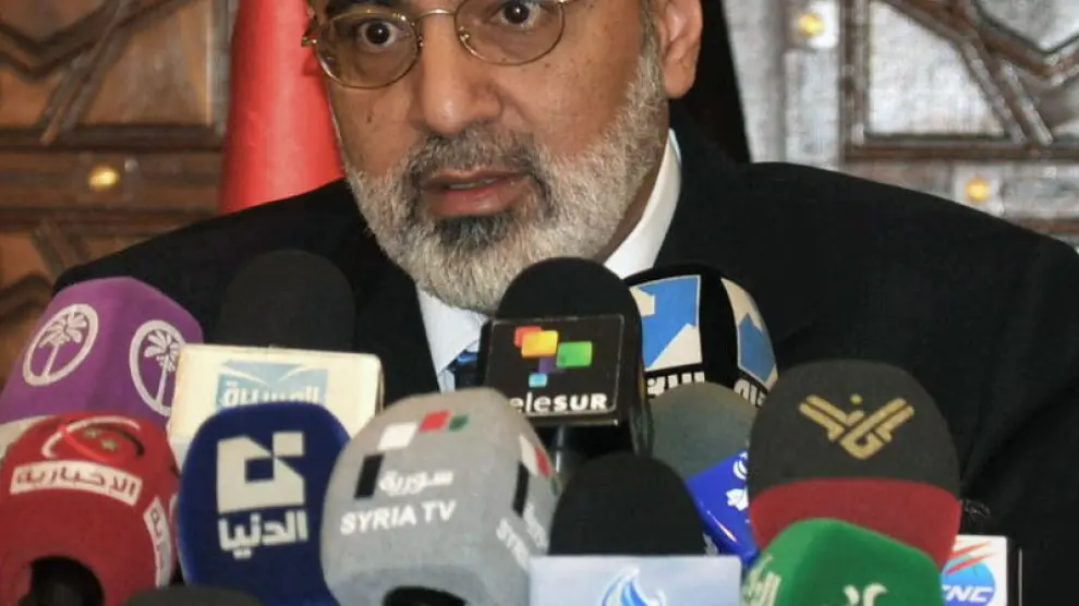 El ministro sirio de Información, Omran al Zubi