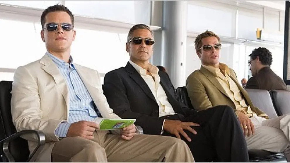 Matt Damon, George Clooney y Brad Pitt